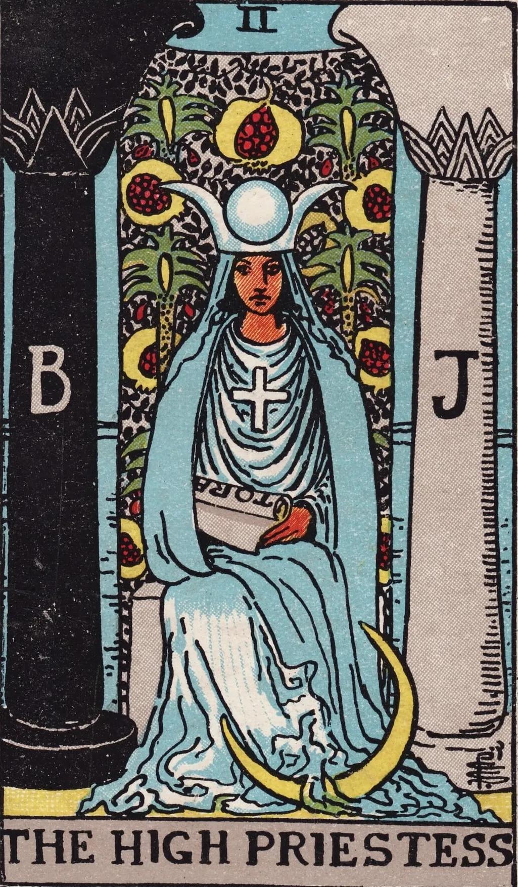 The High Priestess Card
