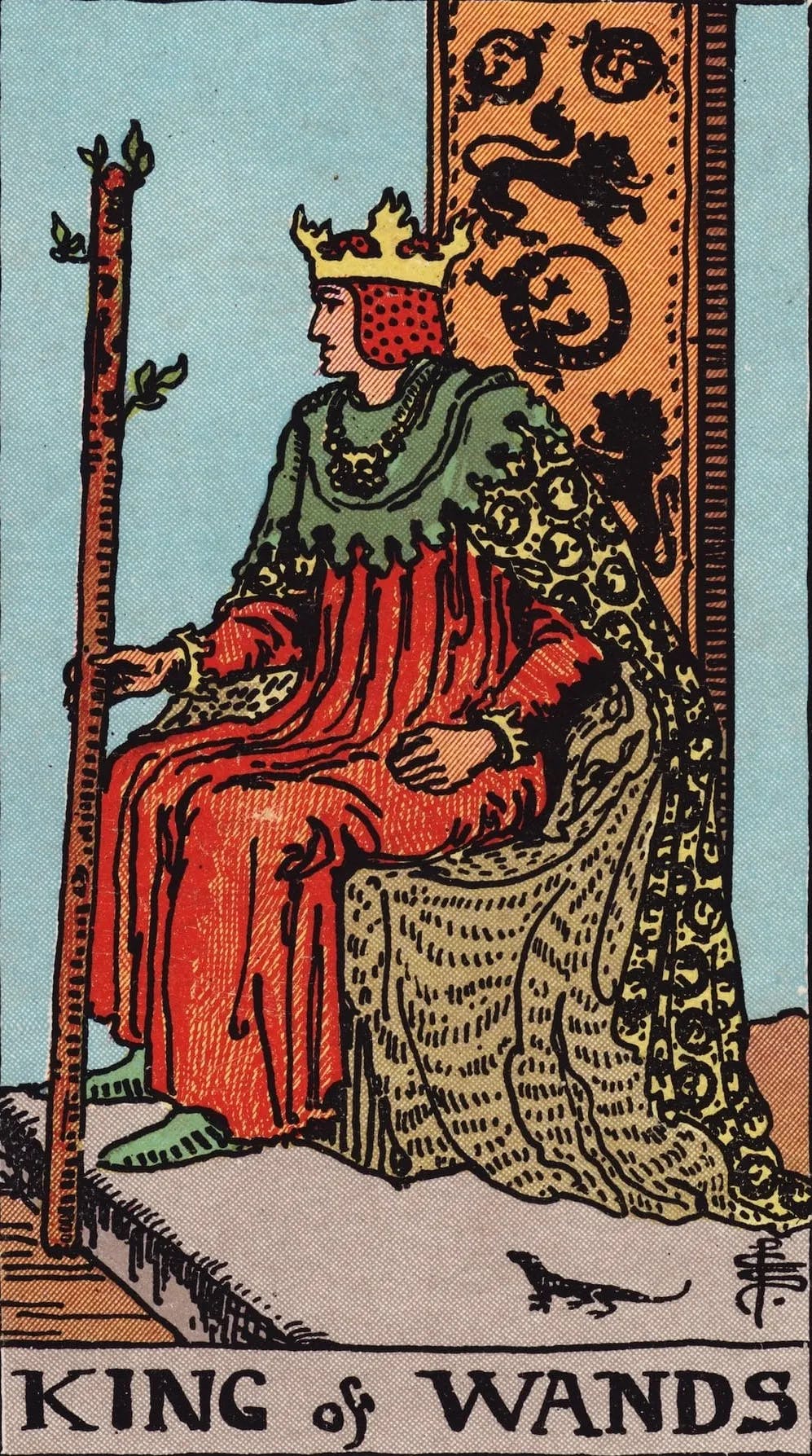 King of Wands Card