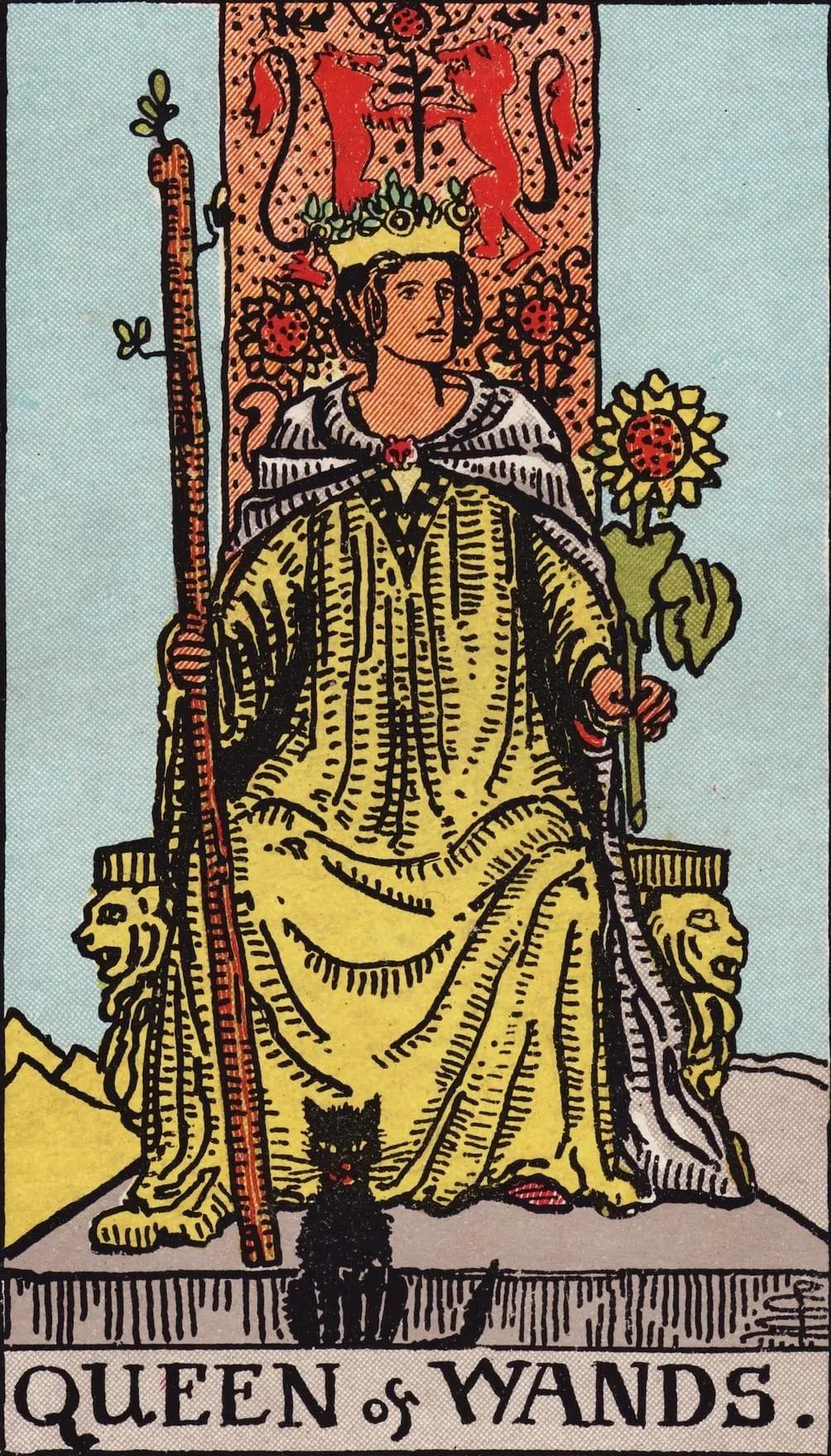 Queen of Wands Card